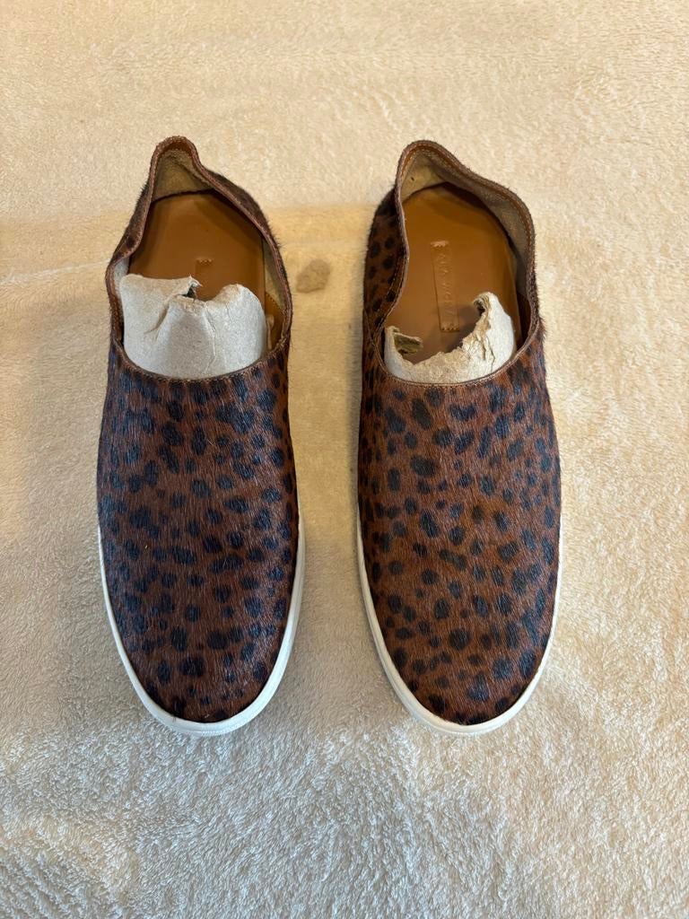 Zara Woman Luipaardprint Instappers, Kleding | Dames, Bruin, Instappers, Nieuw, Ophalen of Verzenden