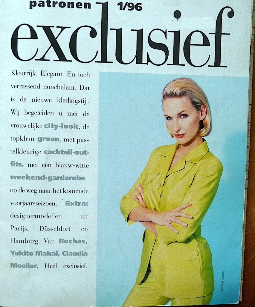 BURDA SPECIAAL- 1/96 EXCUSIEF  city-look - cocktail-outfits+, Overige typen, Verzenden, Vrouw, Burda