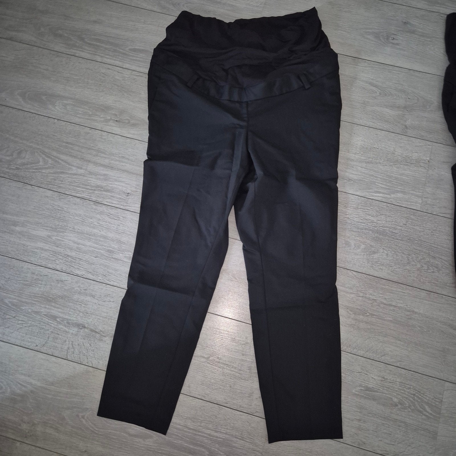 2x H&M Zwangerschapsbroek XL - Zo goed als nieuw, Ophalen, H&M, Zwart, Maat 46/48 (XL) of groter