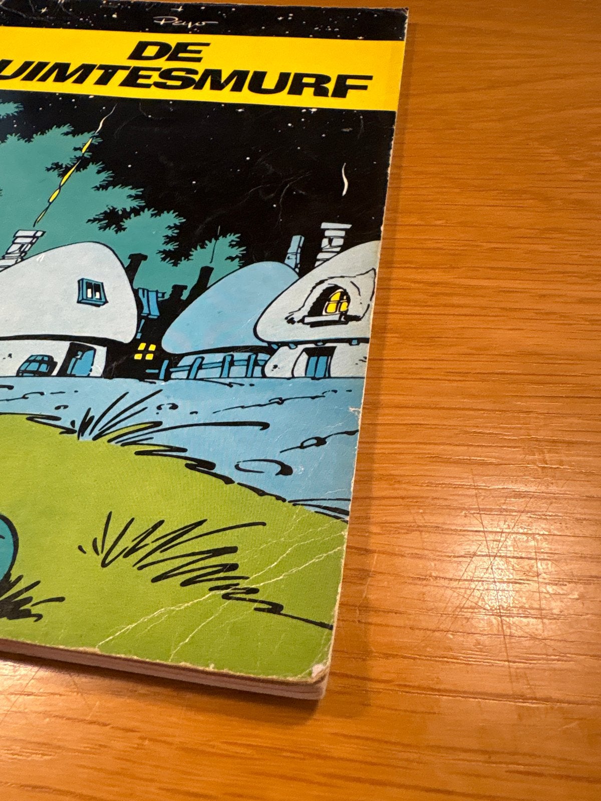 De Ruimtesmurf - Vintage Stripboek (1969), Eén stripboek, Ophalen of Verzenden, Gelezen