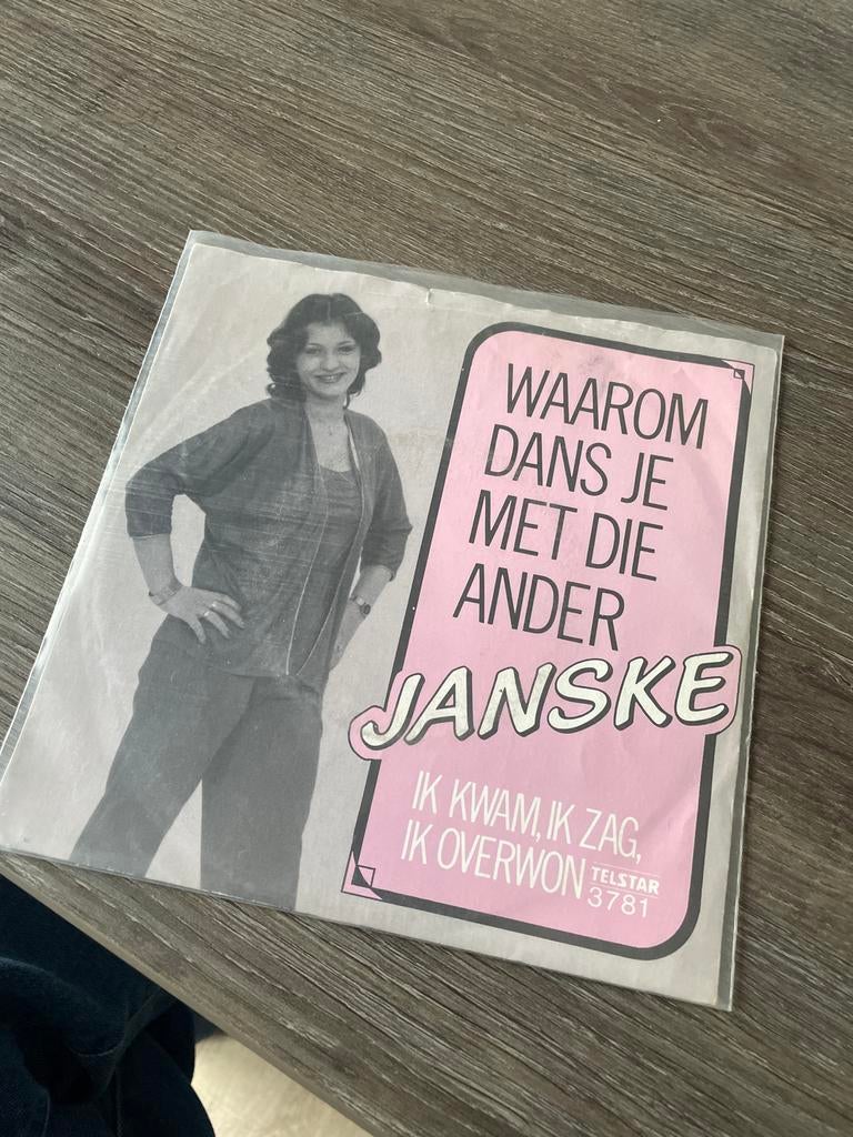 Janske - Waarom Dans Je Met Die Ander Single, 1 single, Ophalen of Verzenden, Gebruikt, Nederlandstalig