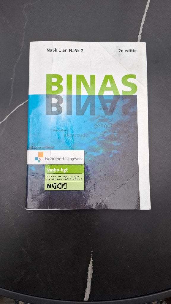 BINAS | NaSk 1 en NaSk 2 | vmbo-kgt, Natuurkunde, Ophalen of Verzenden, Noordhoff Uitgevers, Gelezen
