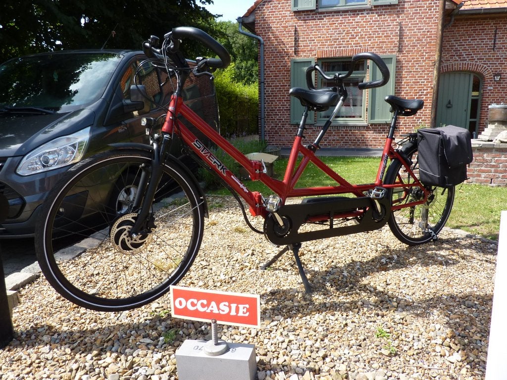 tandem elektrisch (plooibaar), Ophalen, Opvouwbaar, Staerk, Zo goed als nieuw
