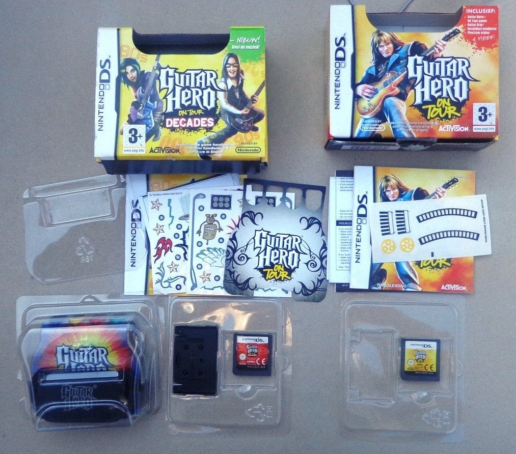 Guitar Hero On Tour Decades + Guitar Hero On Tour DS, Spelcomputers en Games, Games | Nintendo DS, Muziek, 1 speler, Ophalen of Verzenden