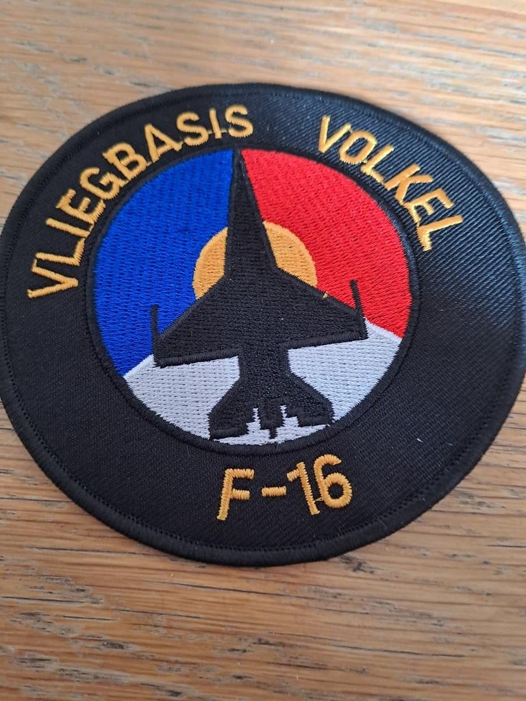 Embleem Vliegbasis Volkel F-16 Patch, Onbekend, Ophalen of Verzenden, Luchtmacht, Onbekend