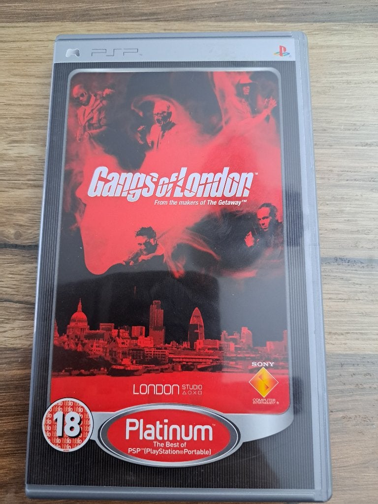 Gangs of London Playstation Portable (PSP) PAL CIB, Vanaf 18 jaar, Shooter, 1 speler, Ophalen of Verzenden