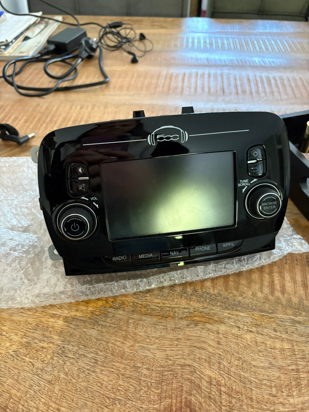 Originele Fiat 500 Radio Navigatie / Uconnect, Ophalen of Verzenden, Gebruikt