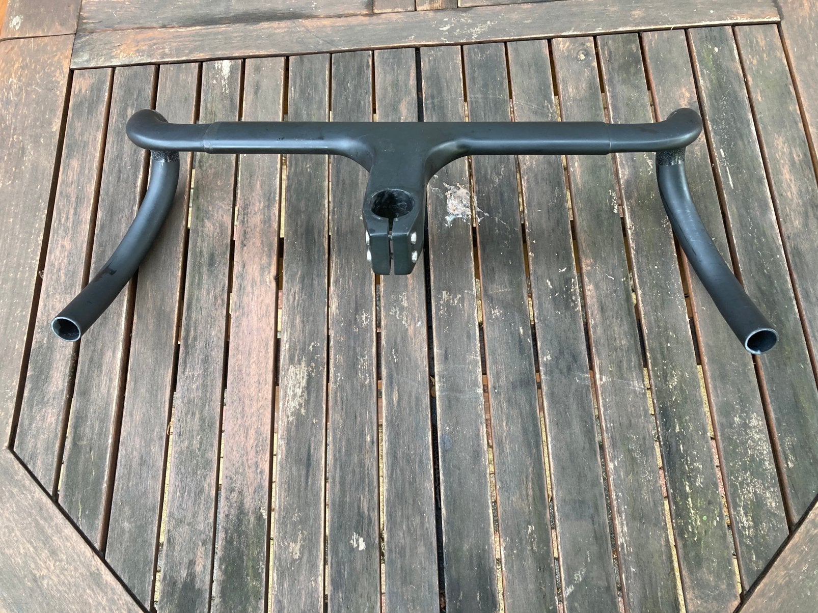 Carbon gravel cockpit/stuurpen-stuur combinatie 110/440, Ophalen of Verzenden, Stuur, Carbon