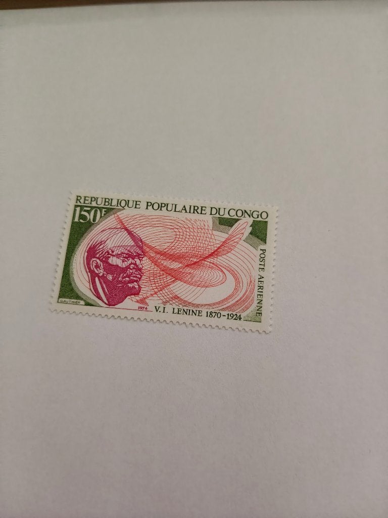 8488 congo 50e sterfdag vladimir lenin 1870-1924, Postzegels en Munten, Verzenden, Overige landen