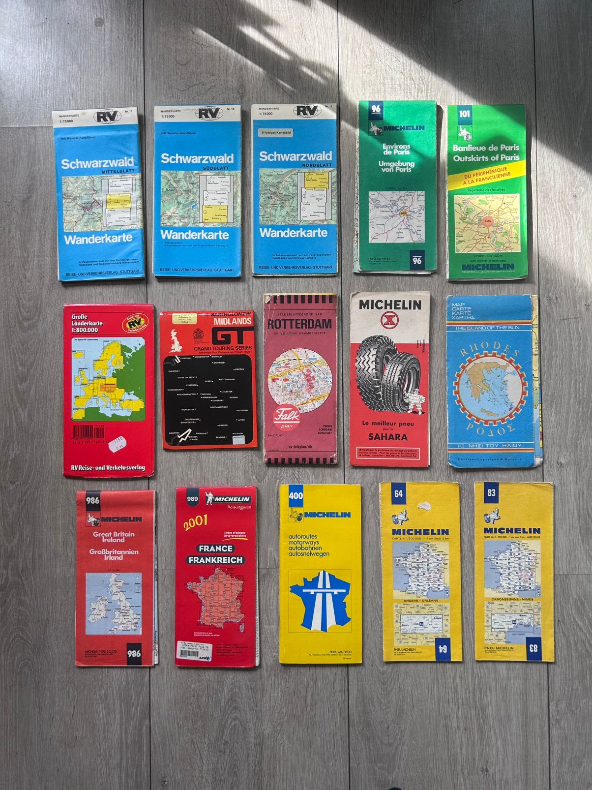 Wegenkaarten, Gelezen, Frankrijk, Ophalen of Verzenden, Landkaart