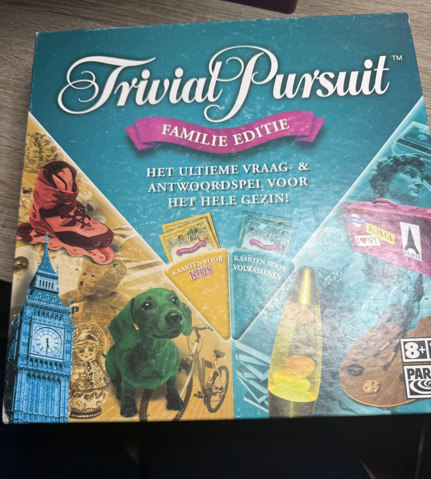 Triviant pursuit familie editie, Vijf spelers of meer, Ophalen of Verzenden, Gebruikt