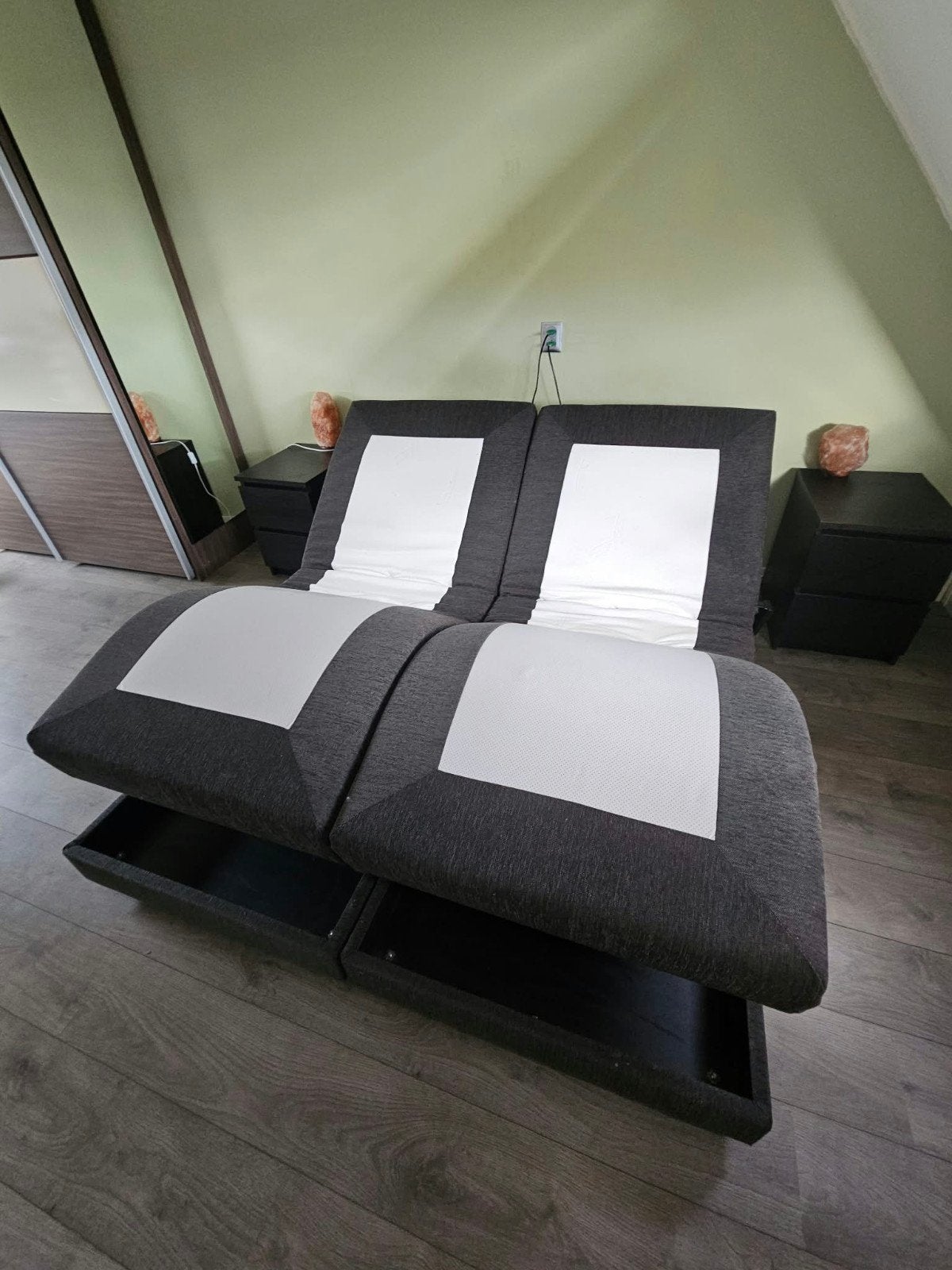 Elektrische Boxspring Beter Bed in nette staat, Ophalen, Verstelbaar, Tweepersoons, Zo goed als nieuw