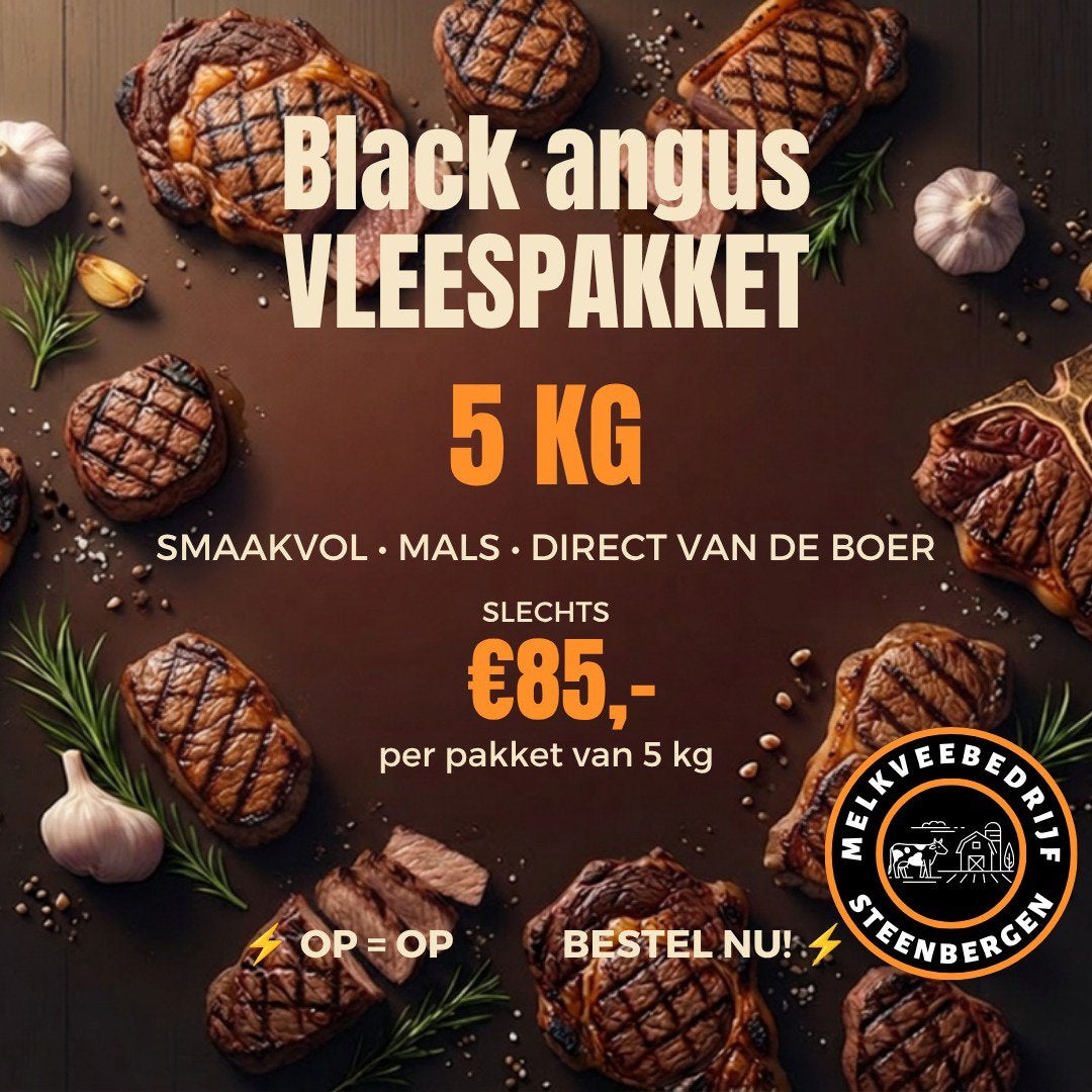 Black angus vleespakket 5 kg, Diversen, Levensmiddelen, Ophalen