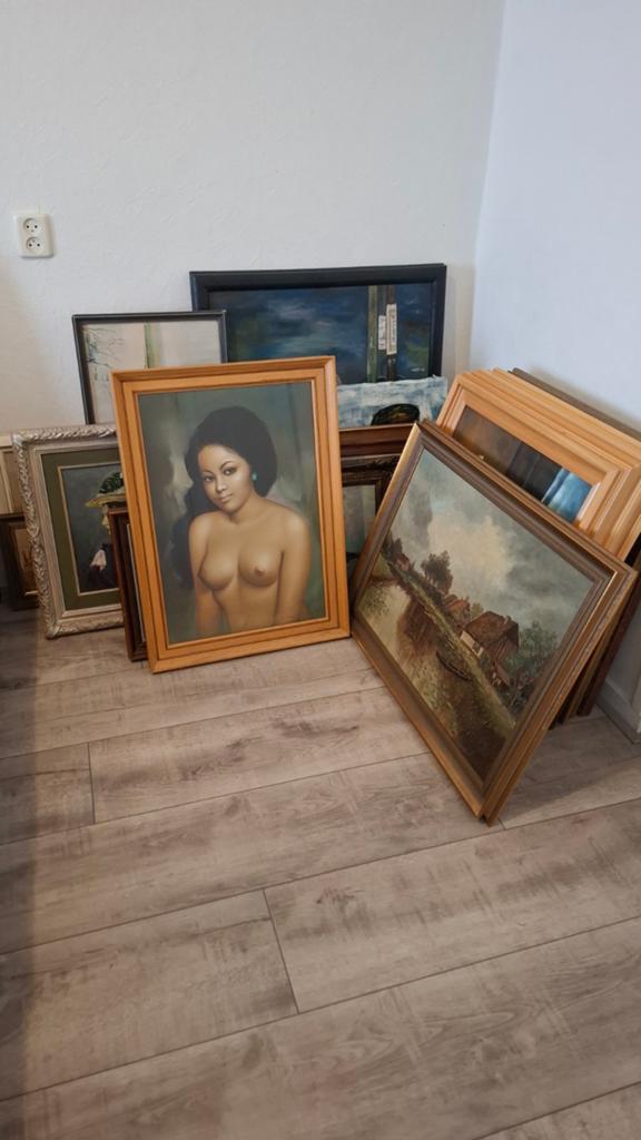 30 Schilderijen van diverse kunstenaars, Ophalen