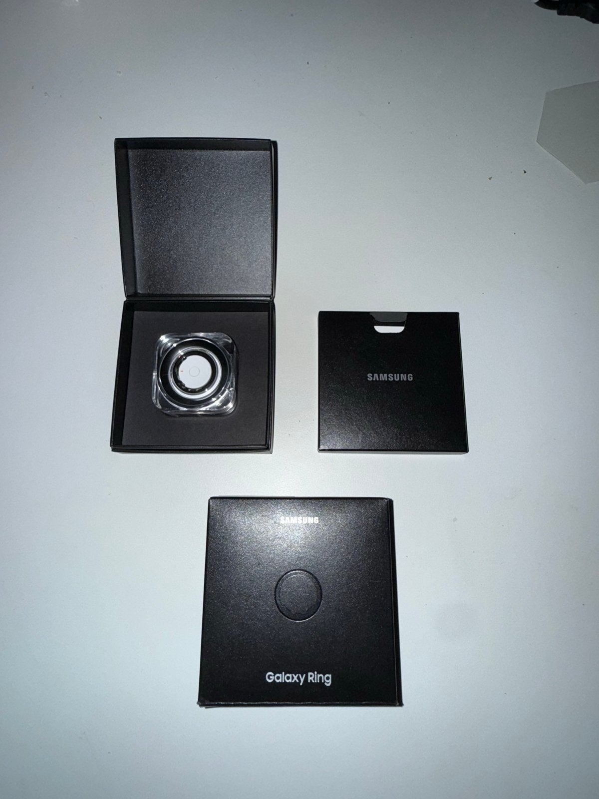 Samsung Galaxy Ring - NIEUW. Maat 12, Overige materialen, Zwart, Nieuw, Ophalen of Verzenden