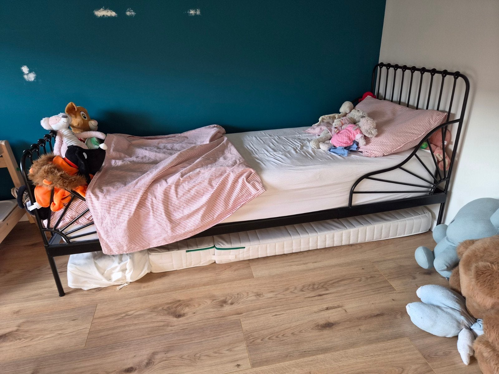 Meegroeibed Minnen Ikea + meegroei matras, Kinderen en Baby's, Ophalen, 70 tot 85 cm, Zo goed als nieuw, Matras