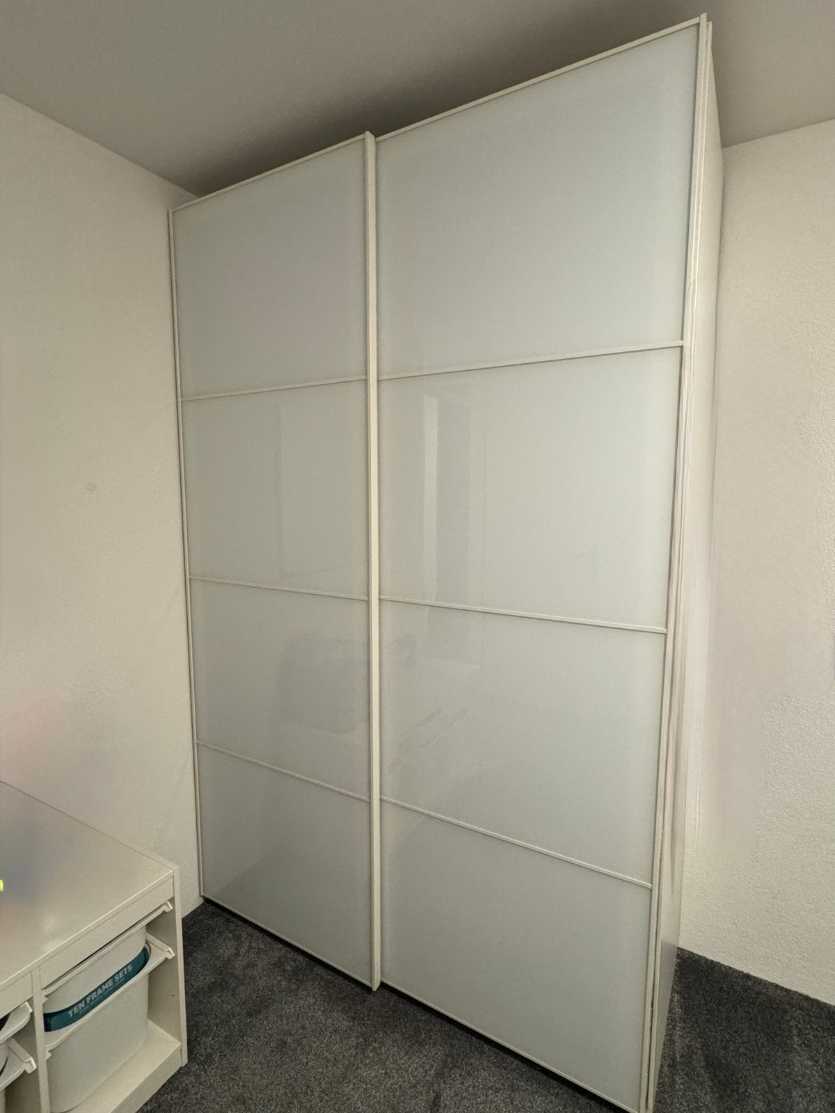4x IKEA Pax Schuifdeuren - Glas Wit (75x236 cm), Ophalen, 200 cm of meer, 50 tot 100 cm, Met deur(en)