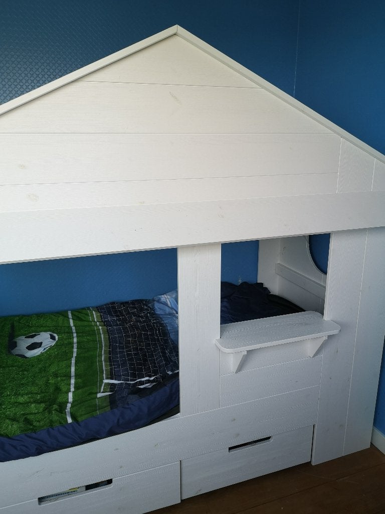 Prachtige stevige bedstee., Ophalen, Matras, 180 cm of meer, 100 cm of meer