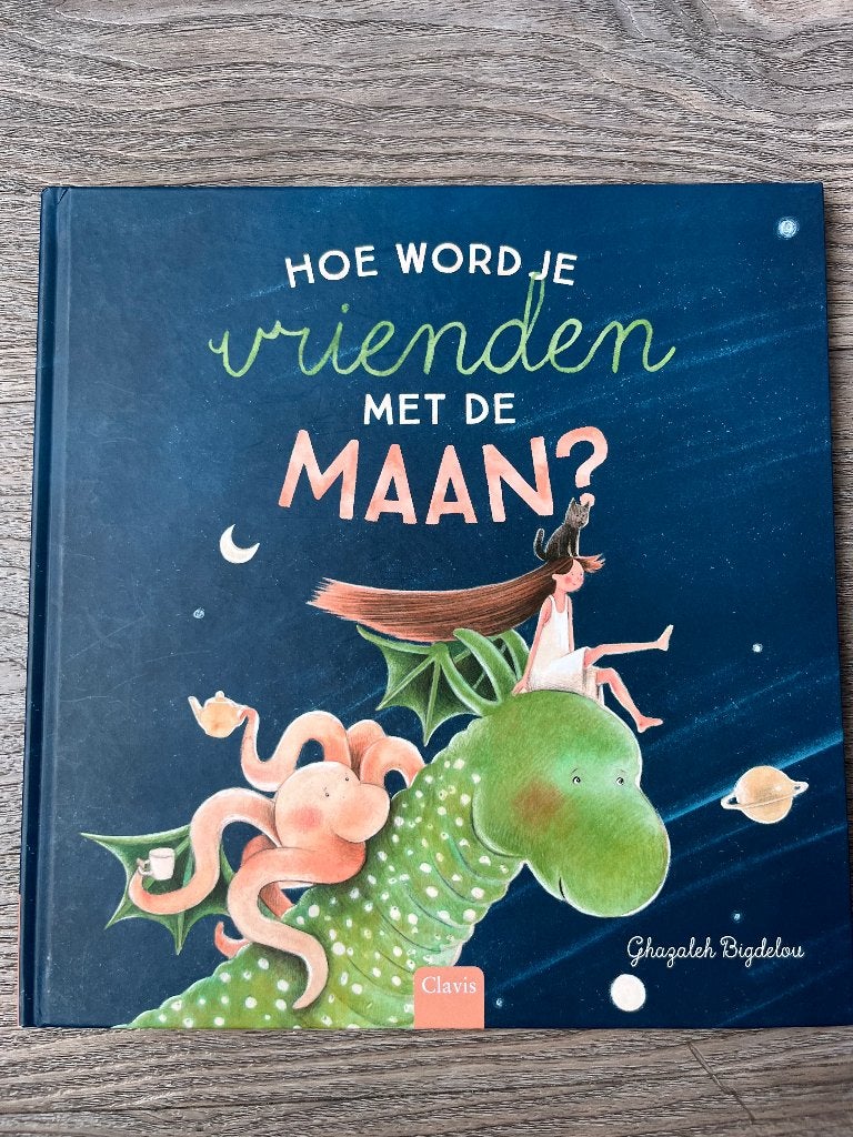 Hoe word je vrienden met de maan, Boeken, Ophalen of Verzenden, Gelezen, Ghazaleh Bigdelou, Prentenboek