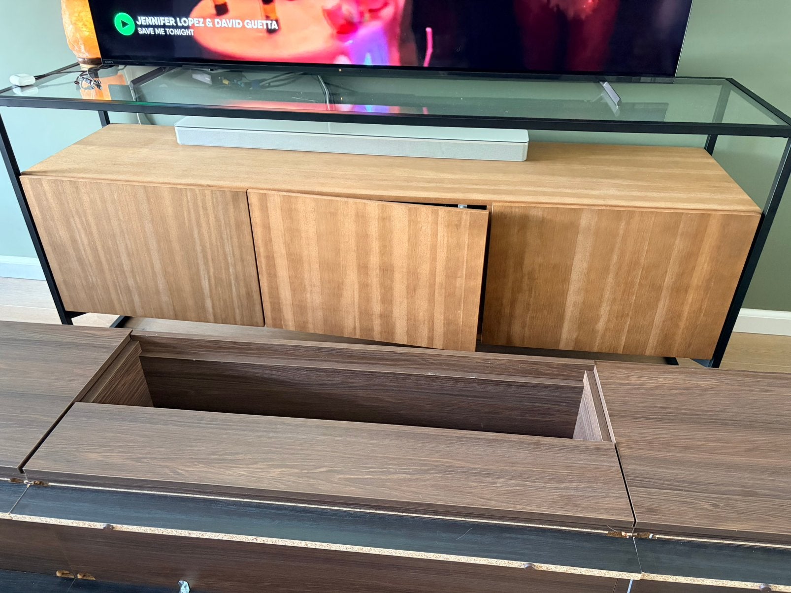 Dressoir Michel Leen Bakker, Huis en Inrichting, Kasten | Dressoirs, Ophalen, Met deur(en), 150 tot 200 cm, 25 tot 50 cm