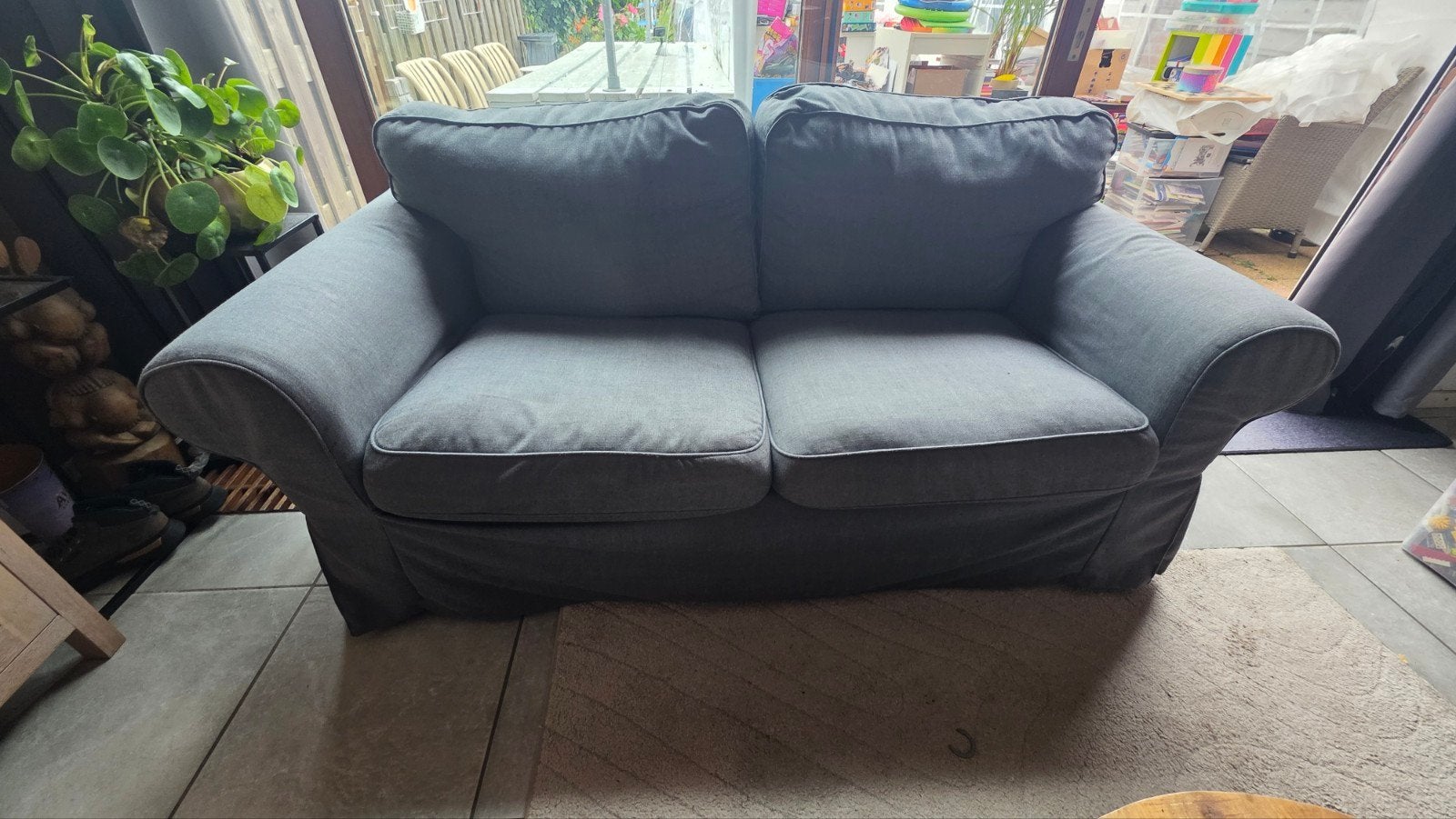 bankstel, Huis en Inrichting, Banken | Bankstellen, Gebruikt, 150 tot 200 cm, Tweepersoons, 75 tot 100 cm