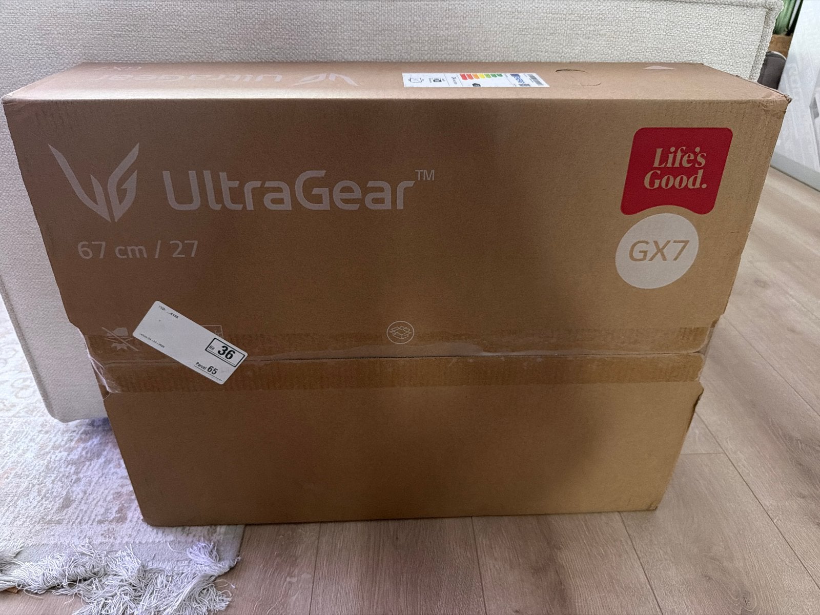LG UltraGear 27GX704A-B Gaming Monitor 27 inch, Gaming, IPS, In hoogte verstelbaar, Ophalen of Verzenden