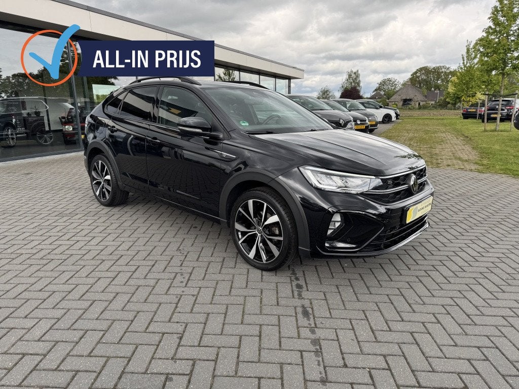 Volkswagen Taigo 1.0 TSI R-Line (bj 2023), Gebruikt, Euro 6, 620 kg, Zwart