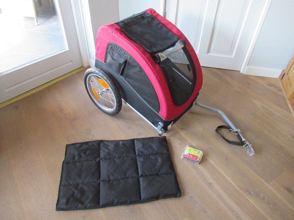 "NIEUW" Trixie Fietskar Hondenkar medium honden tot 22 kilo., Fietsen en Brommers, Fietsaccessoires | Aanhangers en Karren, Ophalen