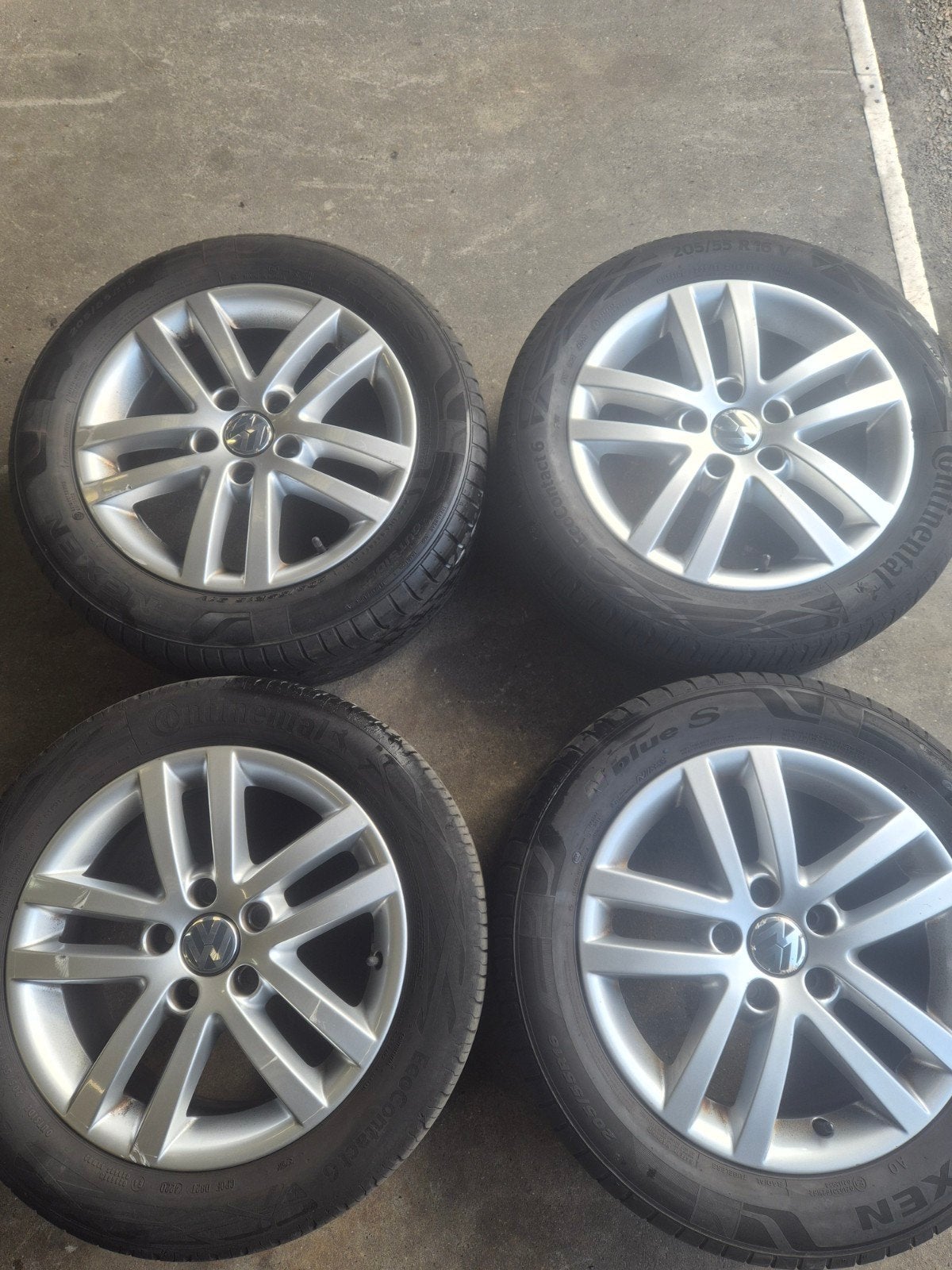 vw velgen 16 inch, Ophalen, Velg(en), 16 inch, 205 mm
