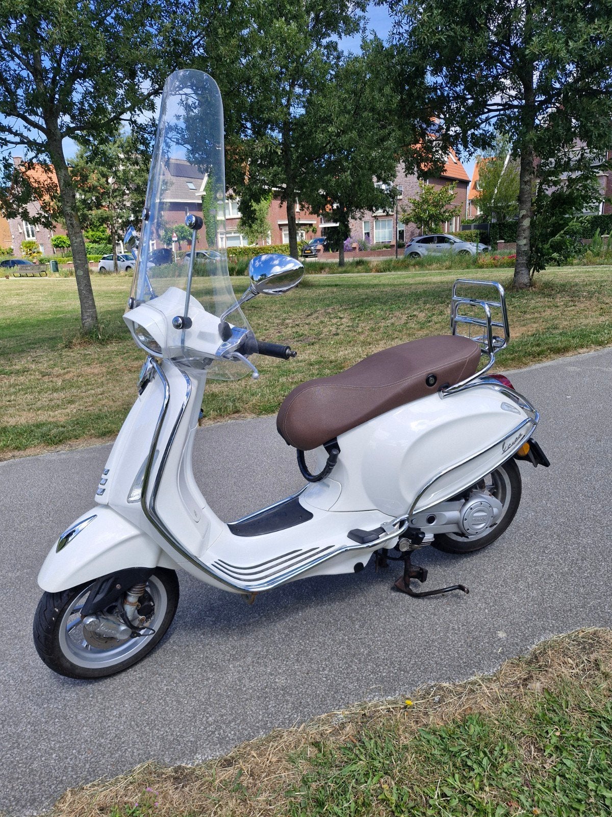 Prachtige Vespa Primavera/Sprint 2021– Wit – Perfecte staat, Ophalen, Vespa S, Zo goed als nieuw, Benzine