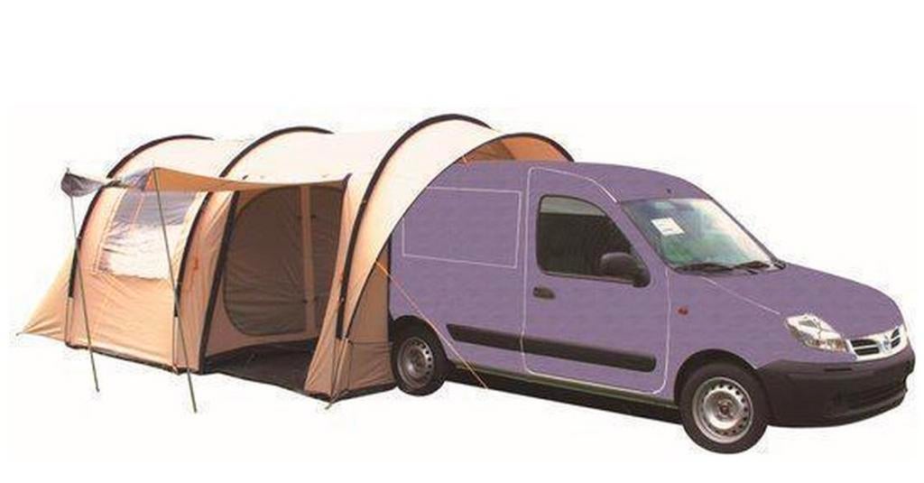 Eurotrail mini van extention (bustent), Caravans en Kamperen, Ophalen of Verzenden, Gebruikt, Tot en met 4
