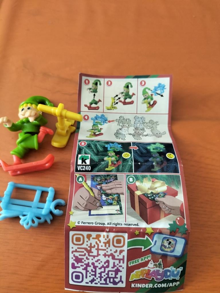 Kinder Surprise Kerst Elf VC240 - Nieuw met handleiding, Ophalen of Verzenden