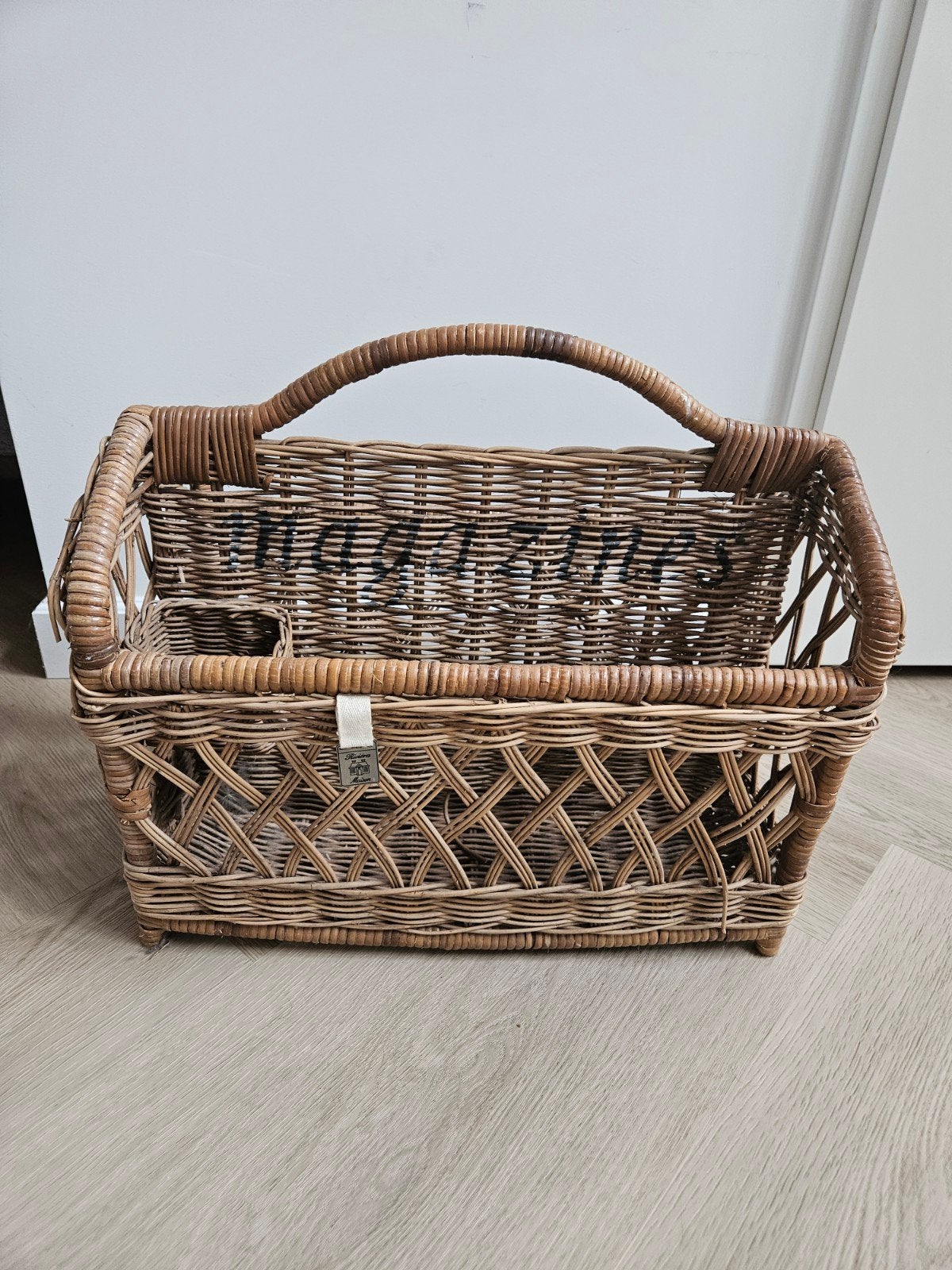 Riviera Maison Tijdschriftenmand Rotan bijna gratis, Ophalen, Gebruikt, Landelijk, Natuurlijk materiaal