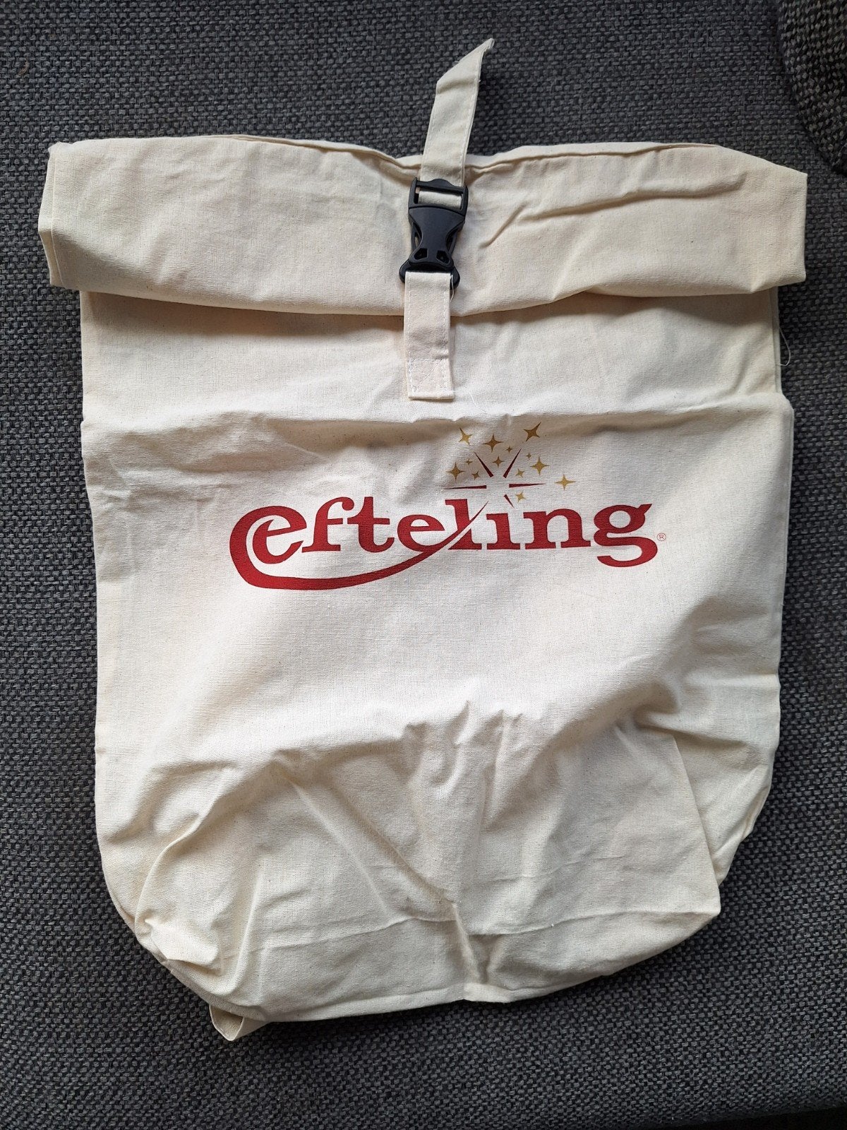 Efteling linnen rugzak/tas zgan, Ophalen of Verzenden, Zo goed als nieuw, Overige merken