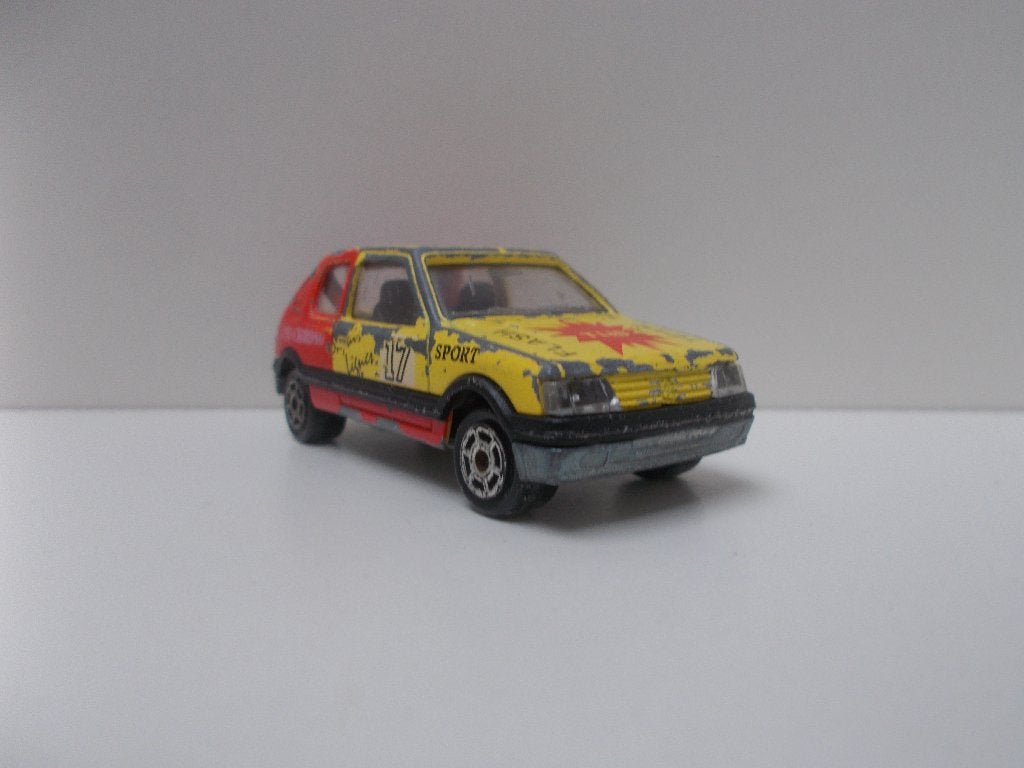 6015 Peugeot 205 GTi Majorette, Ophalen of Verzenden, Gebruikt, Auto