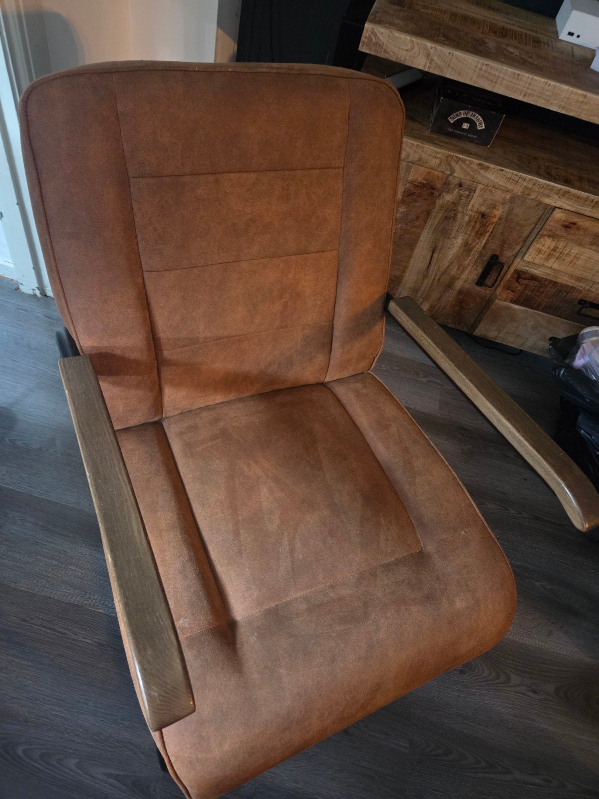 Bruine stoel ivar, Ophalen, Gebruikt, 75 tot 100 cm