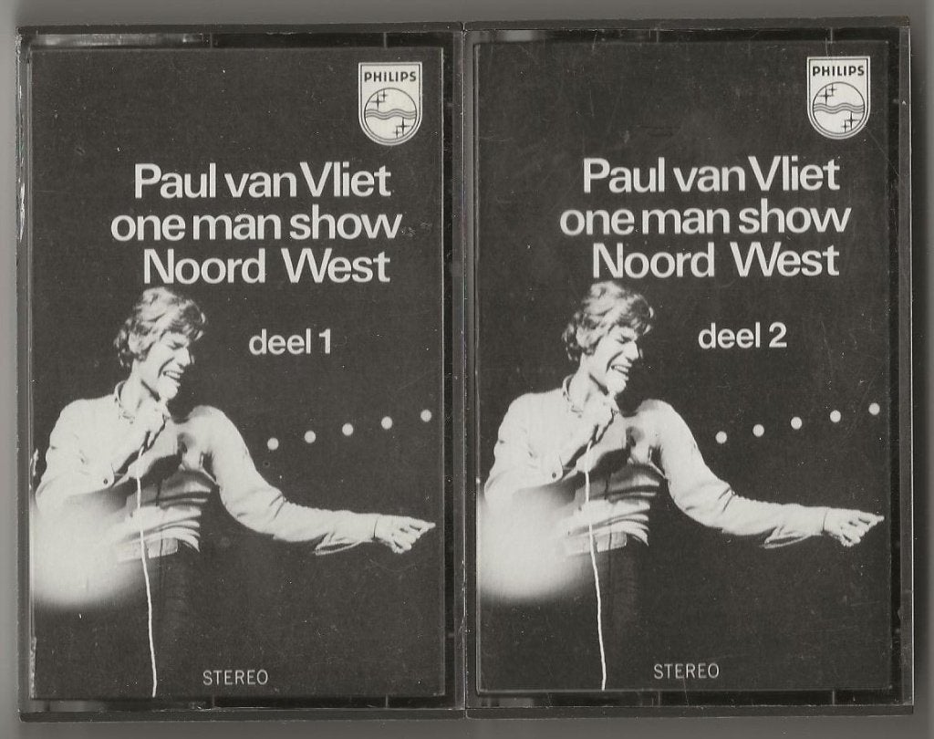 Paul van Vliet - oneman show Noord West, 2 MC 's uit 1973, Ophalen, Gebruikt, 2 t/m 25 bandjes, Origineel