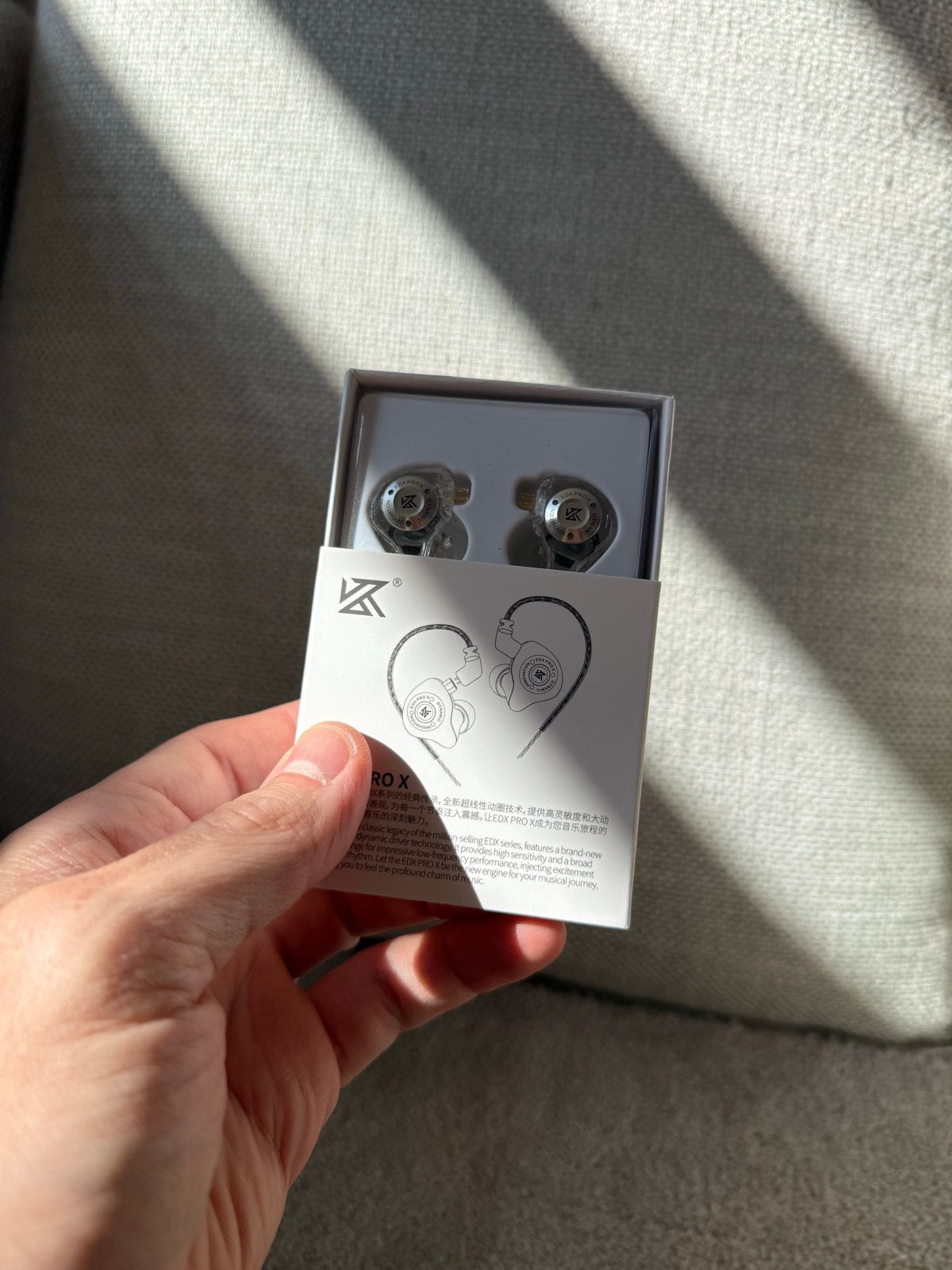 KZ EDX Pro X In-Ear Monitors (IEM) - Uitstekende staat, Overige merken, In-ear, Zilver, Nieuw