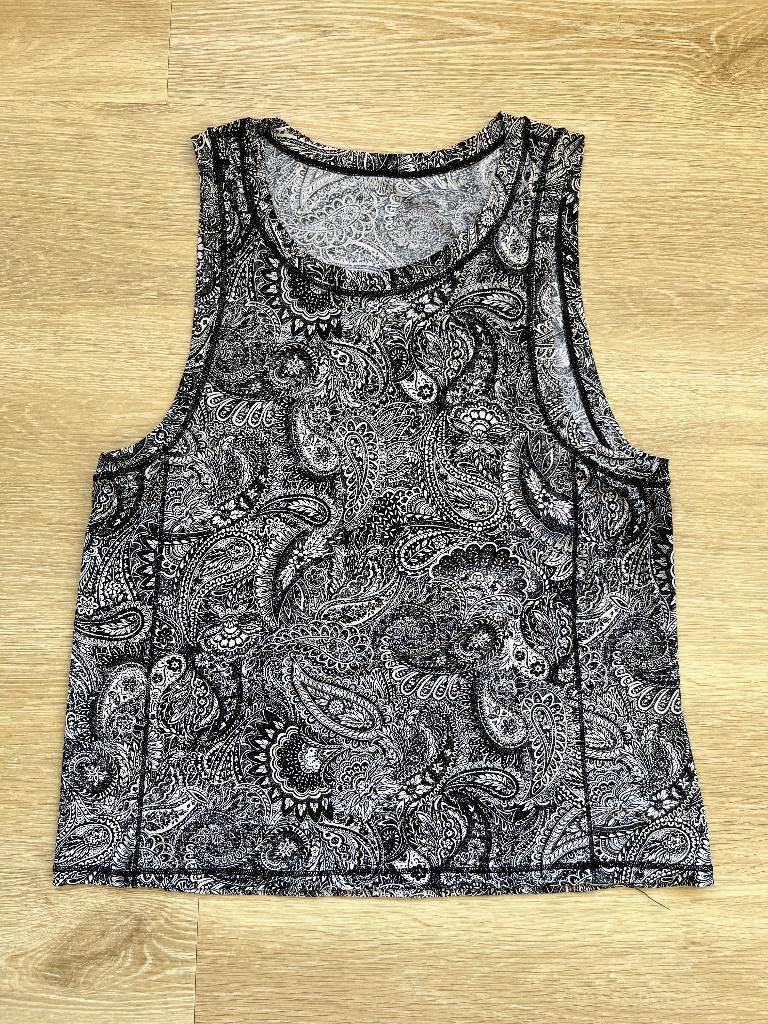 Lululemon Sporttop Print Maat 4 Meerkleurig #264, Kleding | Dames, Sportkleding, Maat 38/40 (M), Overige kleuren, Verzenden, Lululemon