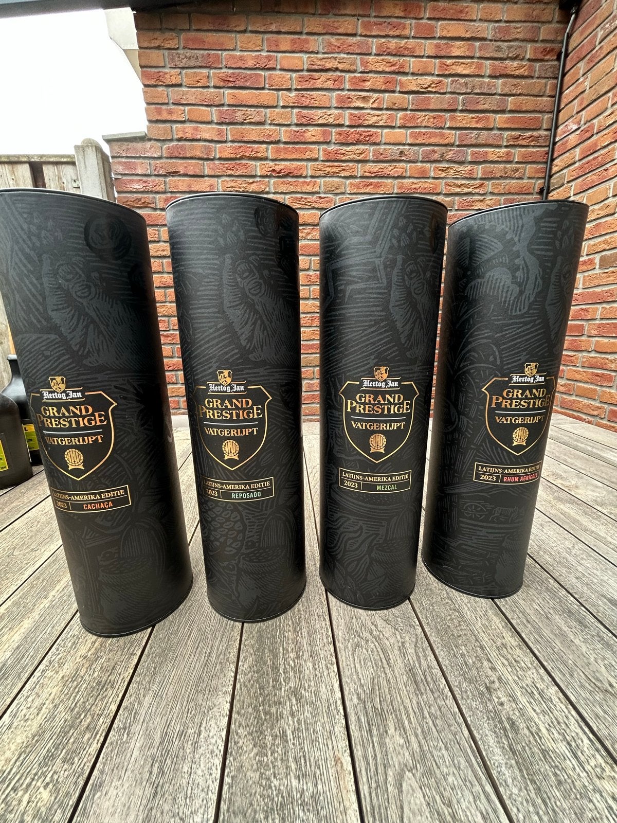 Hertog Jan Grand Prestige Vatenrijp 2023 LatAmerika Editie, Ophalen of Verzenden, Gebruikt, Flesje(s), Hertog Jan