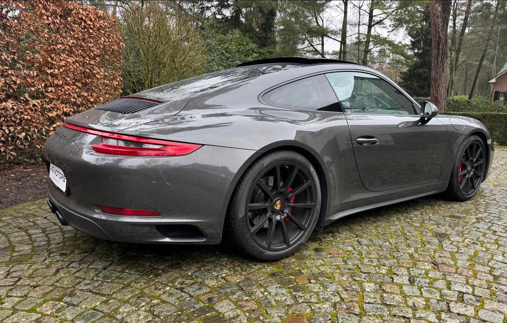 Porsche 911 3.0 Carrera 4S Coupe AUT 2016 Grijs, Auto's, 4 stoelen, Vierwielaandrijving, 420 pk, Coupé