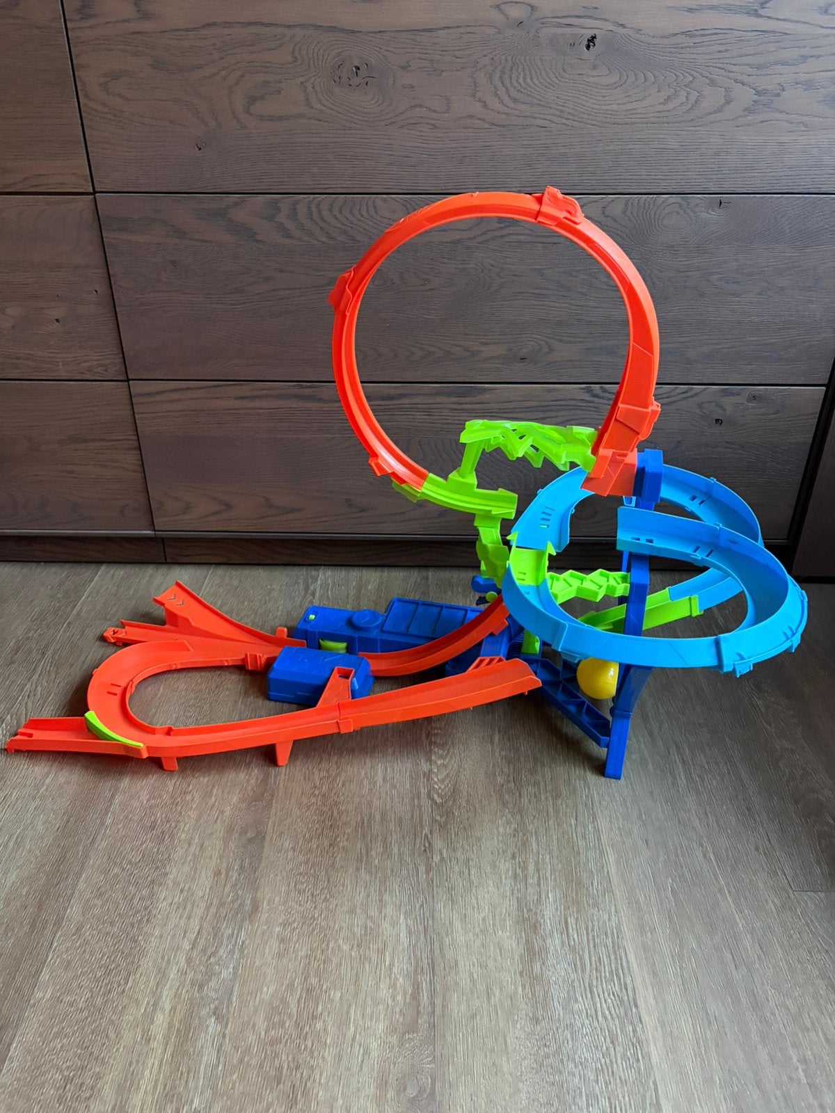 Hot wheels hotwheels baan racebaan 2 looping lanceerbaan, Ophalen of Verzenden, Zo goed als nieuw, Hot Wheels, Met looping