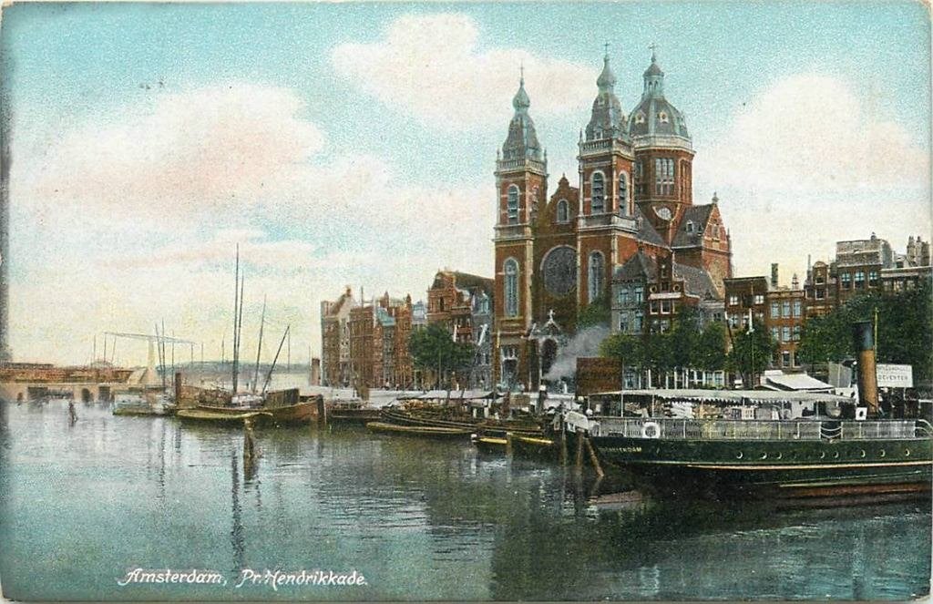 388-190-051 Amsterdam Prins Hendrikkade, Verzenden, Voor 1920, Noord-Holland