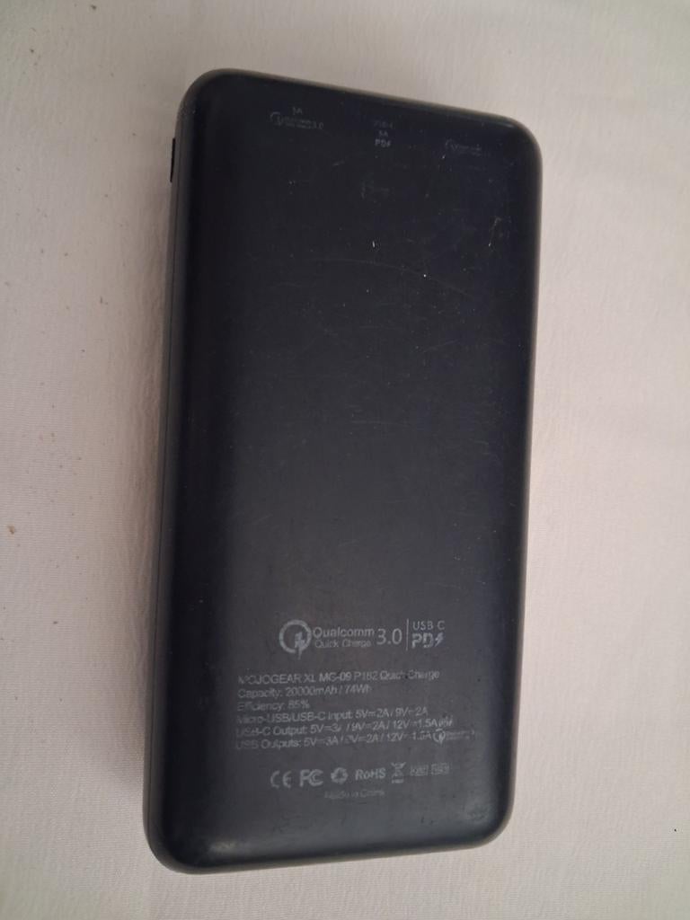 MojoGear Powerbank XL Extra Fast 20000mAh USB-C PD, Ophalen of Verzenden, Gebruikt, MojoGear