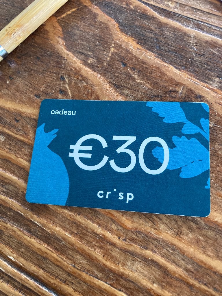 Crisp cadeaubon, Eén persoon, Cadeaubon, Overige typen