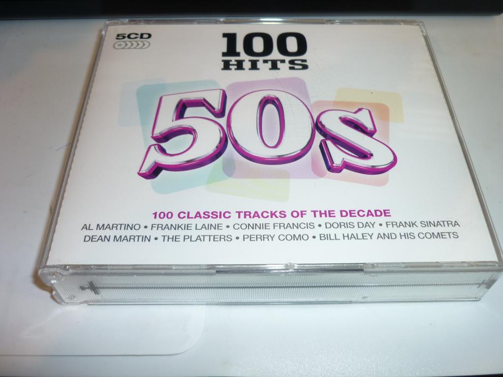 100 hits 50's de cd boxset met 5 cd's, Verzenden, Zo goed als nieuw