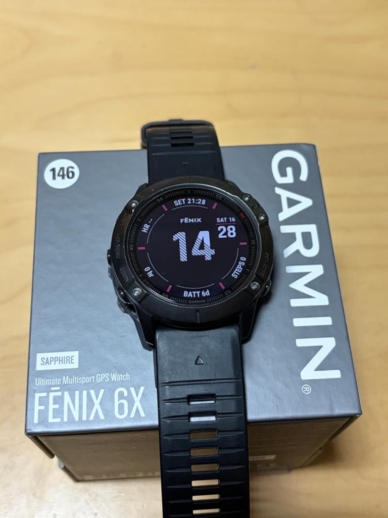 Garmin Fenix 6x saffier (gpsinruil-nr 146), Bramenberg 9, Zwart, Info@gpsinruil.nl, Garmin