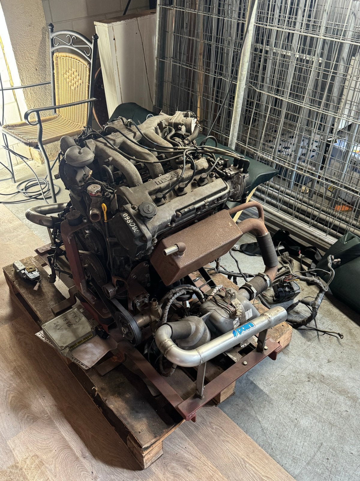Mazda MX-3 1.8 V6 Motor met ECU en Kabelboom, Ophalen, Gebruikt, Mazda