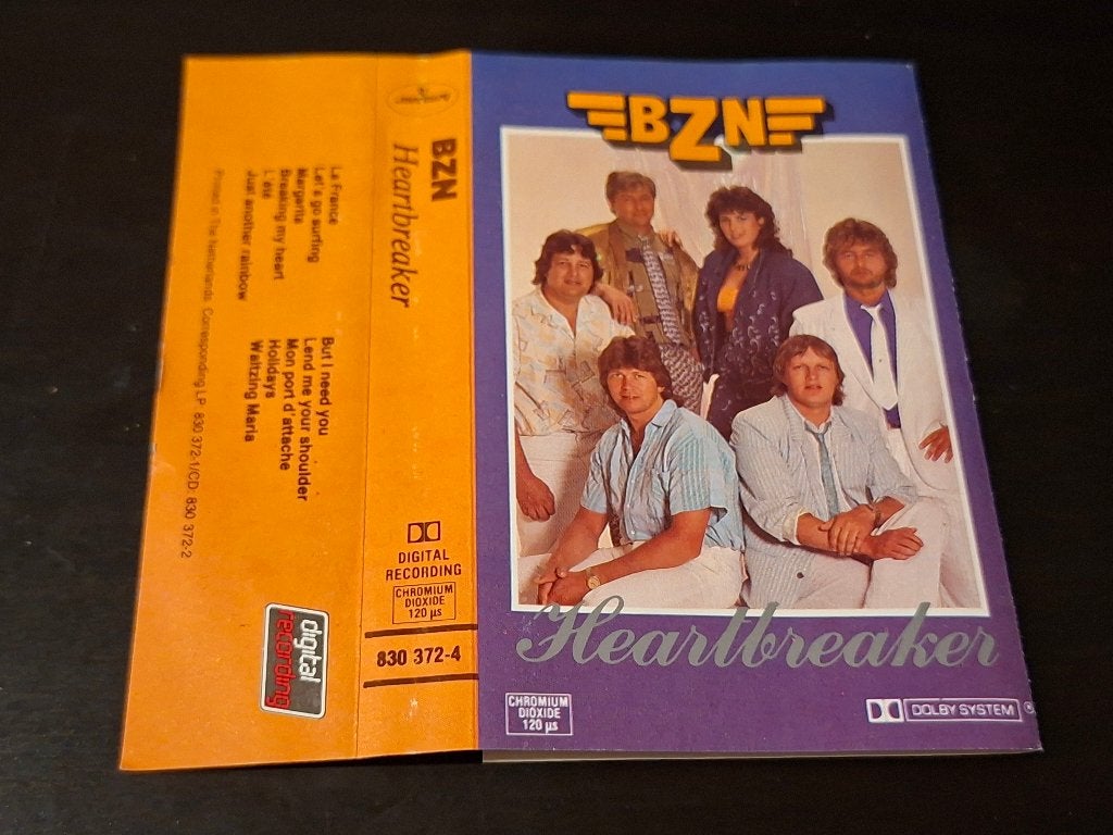 BZN - HEARTBREAKER (MC), 1 bandje, Ophalen of Verzenden, Zo goed als nieuw, Origineel