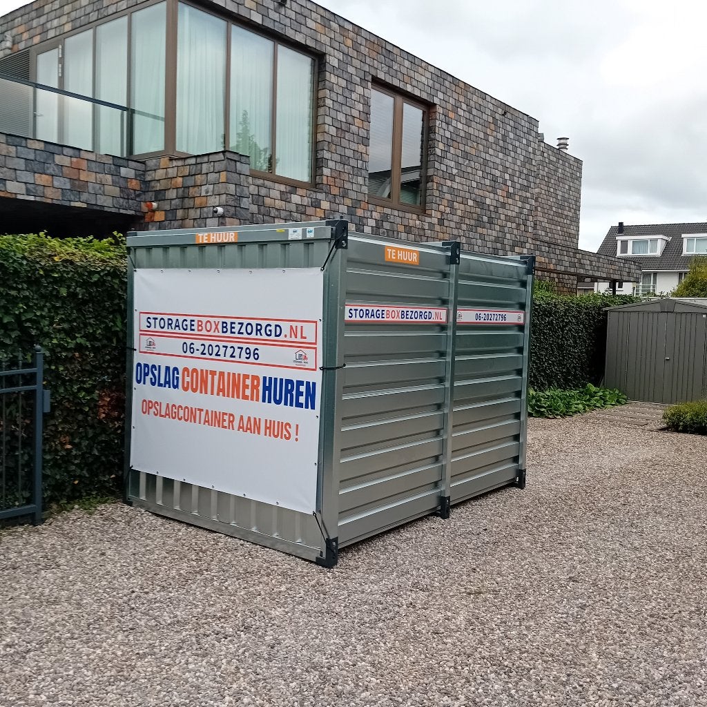 Opslagcontainer te huur, Opslag